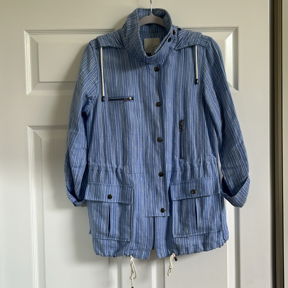Joie Linen Utility Jacket NWOT
